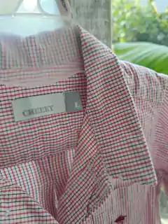 Camisa ML cuadrillé rojo y gris - CHEEKY - Talle L - comprar online