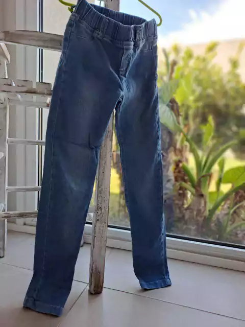 Jean elastizado celeste c elástico en cintura -GEPETTO - Talle: 10 años