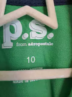 10A | ALE -Chomba verde - AEROPOSTALE - Talle 10 - comprar online