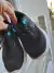 Zapatillas deportivas negras c suela blanca - TOPPER - Talle 22.
