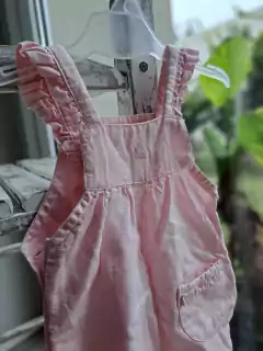 RN | Jardinero rosa c volados - BABY COTTONS - Talle NB en internet