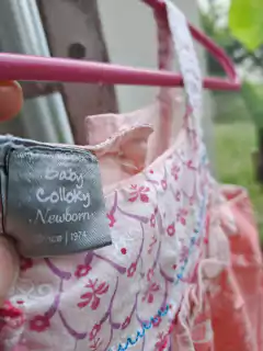 Vestido salmón con escote de flores - BABY COLLOKY - Talle 2 años en internet