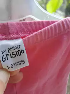 1/3M | Pantalón de algodón rosa - GRISINO - Talle 1 a 3 meses - comprar online