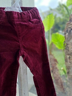 Pantalón de corderoy bordó - H&M - Talle 1 1/2-2 años en internet