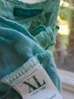 12M | Vestido con capas en verde agua - CHEEKY - Talle XL. 12 meses. - Lo Canto • Moda Circular