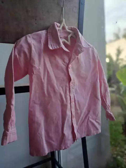 2A | Camisa ML gruesa rosa - Talle 2 años