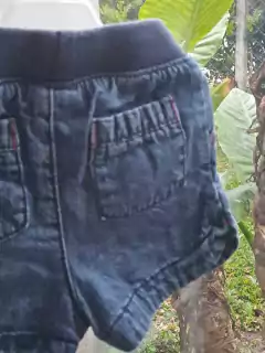 12M | Short de jean azul c cordón fucsia - CHEROKEE - Talle 12 meses en internet