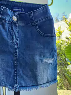 4A | Pollera de jean semielastizada - ADVANCED - Talle 4 años - Lo Canto • Moda Circular