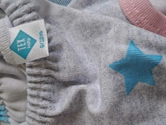 9/12M | NUEVO! Bombachudo de algodón gris c estrellas de colores - TEX- Talle 9 a 12 meses en internet