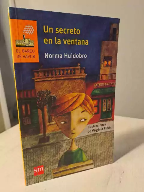 Libro: "Un secreto en lka ventana" ,Norma Huidobro - El Barco de vapor- +9 años