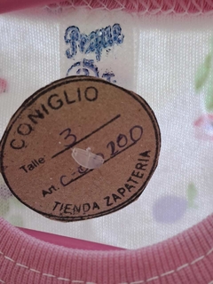 3M | NUEVO - Body SM blanco con mariposa - CONIGLIO - Talle 3 meses - comprar online