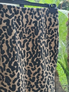 Mini leopardo elastizada, cintura elástica - ZARA - Talle S. La cintura mide 33 sin estirar. en internet