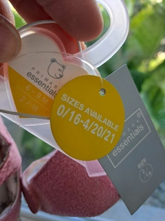 T20/21 | NUEVAS! Guillerminas de gamuza roza c aplique de estrellas grises - PRIMARK Essentials - Talle 20-21 en internet
