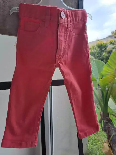 6/9M | Pantalón semielastizado coral - CHEEKY - Talle M (6 a 9 meses)