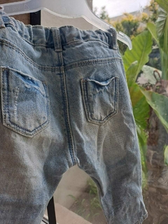 3/6M | Jean celeste gastado - ZARA - Talle 3 a 6 meses - Lo Canto • Moda Circular