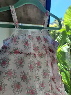 4A | Blusa de gasa transparente de flores rosas, forrada - CHEEKY - Talle 4 años en internet