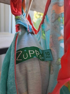 10A | Vestido musculosa de modal turques c flores rojas - ZUPPA. Talle 10 años - comprar online