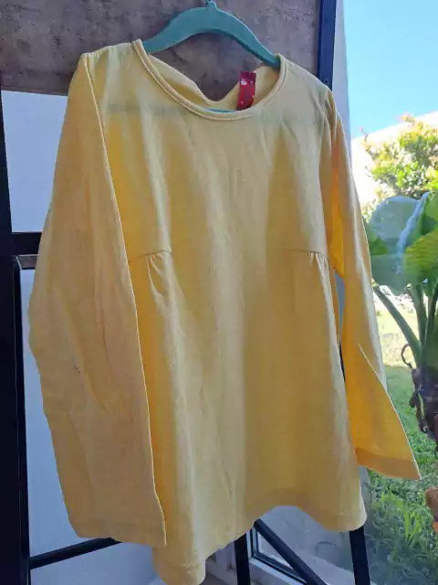 10A | Remera ML amarilla, cinta atrás - Zuppa- Talle 10 años