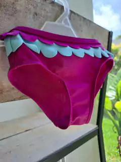 6M | Set: remera de agua lila c gatito + bombacha de agua magenta c voladitos violeta y celeste - CARTERS - Talle 6 meses en internet