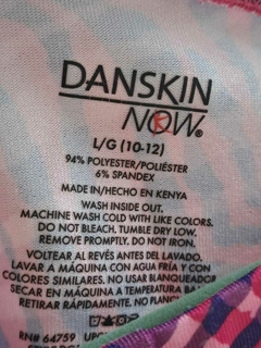 10/12A | Short eñastizado estampa rayas en fucsia y violeta y estrellitas doradas- DANSKIN - Talle L (10-12 años) - comprar online