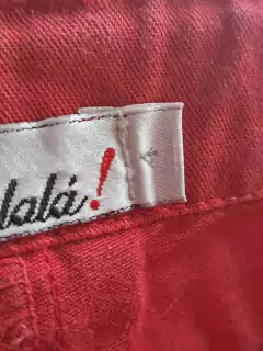 4A | Pollera de jean roja - OH LALA! - Talle 4 años en internet