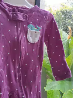 RN | Pijama ML violeta c lunares y aplique ballena-CARTERS-Talle NB en internet