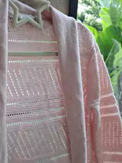 6/7A | OUTLET - Sweater calado rosa - GAP Kids - Talle S. 6/7 años. - Lo Canto • Moda Circular