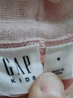 6/7A | OUTLET - Sweater calado rosa - GAP Kids - Talle S. 6/7 años. - tienda online