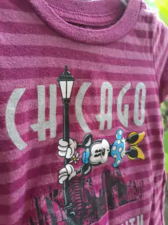 0/6M | Outle- Remera MC a rayas violeta y lila "Chicago" - DISNEY BABY - Talle 0 a 6 meses en internet