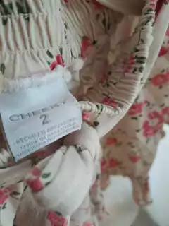 2A | Pollera de flores y volados - CHEEKY - Talle 2 años - comprar online