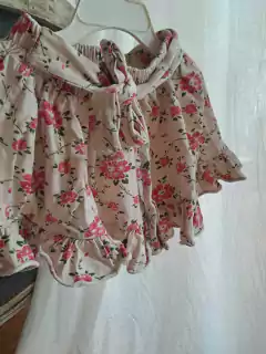 2A | Pollera de flores y volados - CHEEKY - Talle 2 años en internet