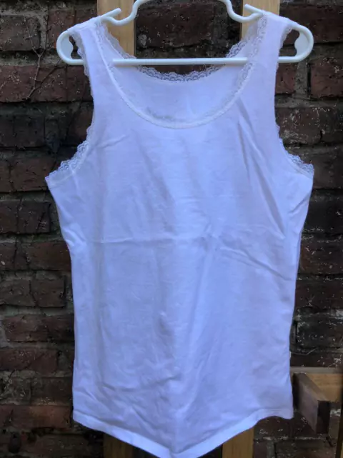 12A | Musculosa blanca de algodón. CHEEKY. 12 años.