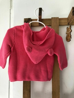 3/6M | Saquito hilo con capucha y orejitas. GAP. 3/6 meses. - comprar online