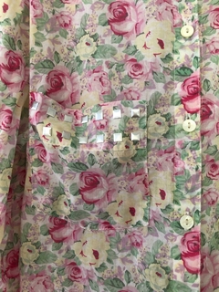 14A | Camisa floreada finita con tachitas en bolsillo. COMO QUIERES. Talle 48. Aprox. 14 años o small chico. - comprar online