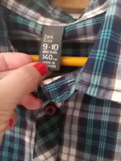 9/10A | ALE- Camisa a cuadros ML. ZARA. 9/10 años. - comprar online
