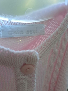 RN | Sweater de hilo prendido rosa de hilo - CALA AZUL - Talle 0 (RN) en internet