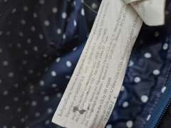 RN | Bolso maternal azul impermeable, interior azul a lunares blancos - BABY COTTONS - Talle RN en internet