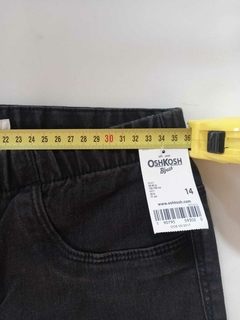 14A | NUEVO- Jegging negro OSHKOSH. Talle 14 años. Tiene 36 cm de cintura. - Lo Canto • Moda Circular