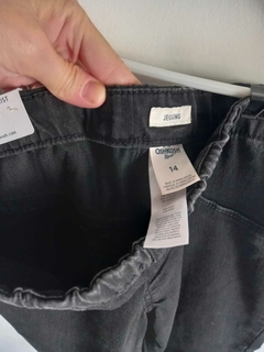 14A | NUEVO- Jegging negro OSHKOSH. Talle 14 años. Tiene 36 cm de cintura. en internet