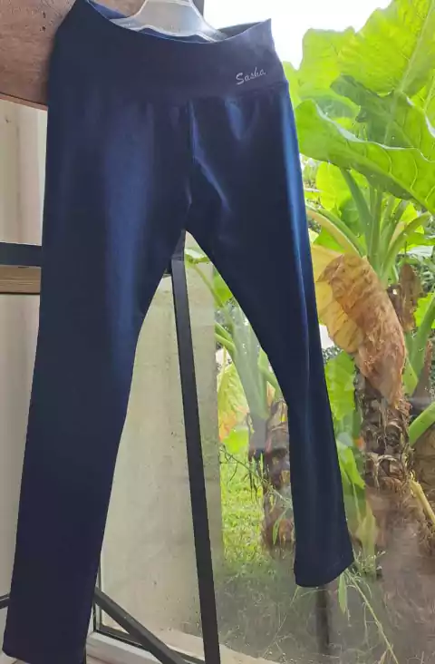 4A | Calza azul de lycra - SASHA - Talle 8. Aprox. 4 años.