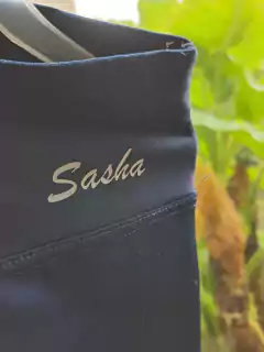 4A | Calza azul de lycra - SASHA - Talle 8. Aprox. 4 años. - Lo Canto • Moda Circular