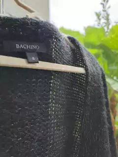 Sweater negro peludito - BACHINO - Talle S de adulto. - comprar online