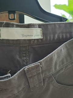 Pantalón gabardina marrón amplio - YAGMOUR - Talle 28 en internet