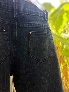 6/7A | Jean azul con costuras - 12 ABOT - Talle 6 años aprox. - Lo Canto • Moda Circular