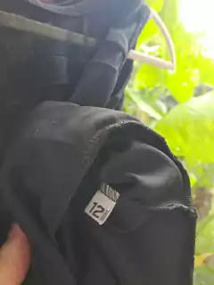 12A | Vestido SM negro con detalles de microtul, pollera amplia- Talle 12 años - comprar online