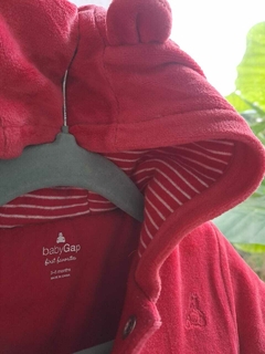 3/6M | Enterito rojo plush -baby GAP- Talle: 3a6 meses - comprar online