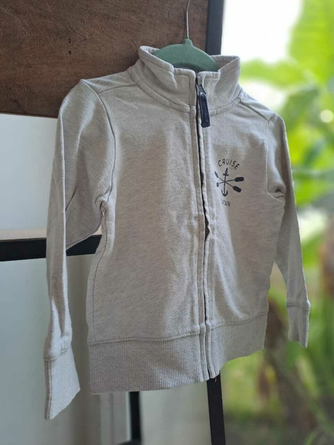 Buzo gris c ancla azul - CARTERS - Talle 24 meses