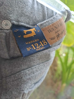Pantalón de algodón frisa gris - WANAMA - Talle 12 a 18 meses - Lo Canto • Moda Circular