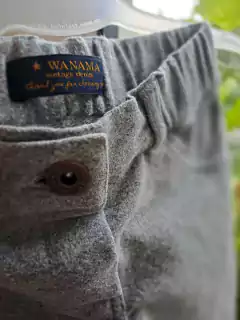Pantalón de algodón frisa gris - WANAMA - Talle 12 a 18 meses en internet