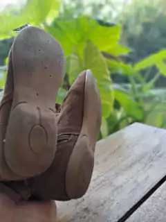 Botas altas de gamuza marrones c flecos, cierre lateral - MIMO - Talle 30 - tienda online